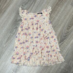 Ralph Lauren Floral Kids Dress with Ruffles